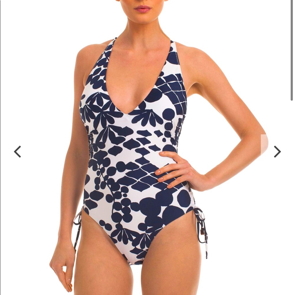Trina Turk Bali Blossoms Swimsuit NWT